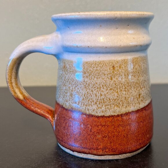 Handcrafted Hand Thrown Earth Toned Glazed Pottery Mug  ~ Hygge - Picture 1 of 12